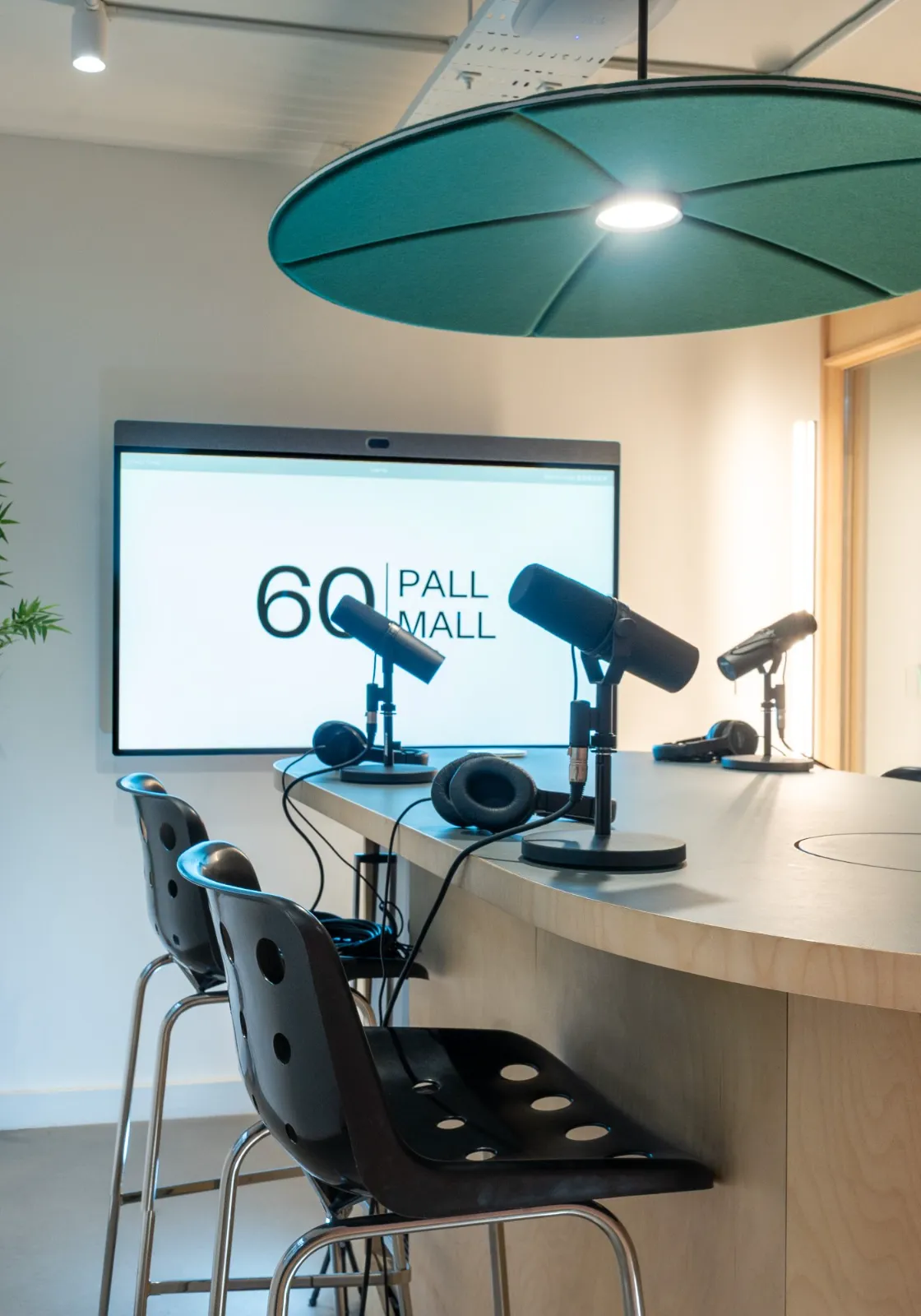 The Studio, six-person video podcast studio